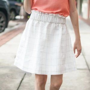 Women's plaid skirt